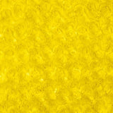 Swirl Rosebud Faux Fur Fabric - 100 Percent Polyester Faux Fur Fabric, Rose Pattern, 60" Width, 11 MM Pile Length (1 Yard)