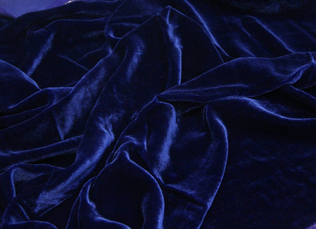 Premium Silk Rayon Velvet Fabric - Azalea, 45" Width (1 Yard)
