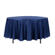 108″ Royal Blue Crinkle Crushed Taffeta Round Tablecloth