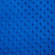 Royal Blue Minky Dimple Dot Fabric