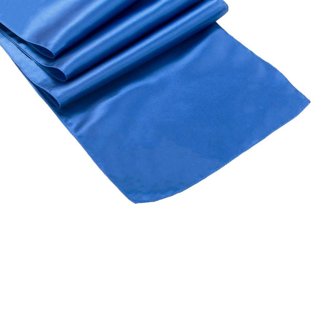Royal Blue Bridal Satin Table Runner