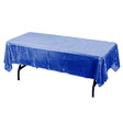 Royal Blue Glitz Sequin Rectangular Tablecloth 60 x 126″