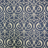 Royce Fabric Damask Metallic Fabric - Stone/Silver Damask, 55" Width (1 Yard)