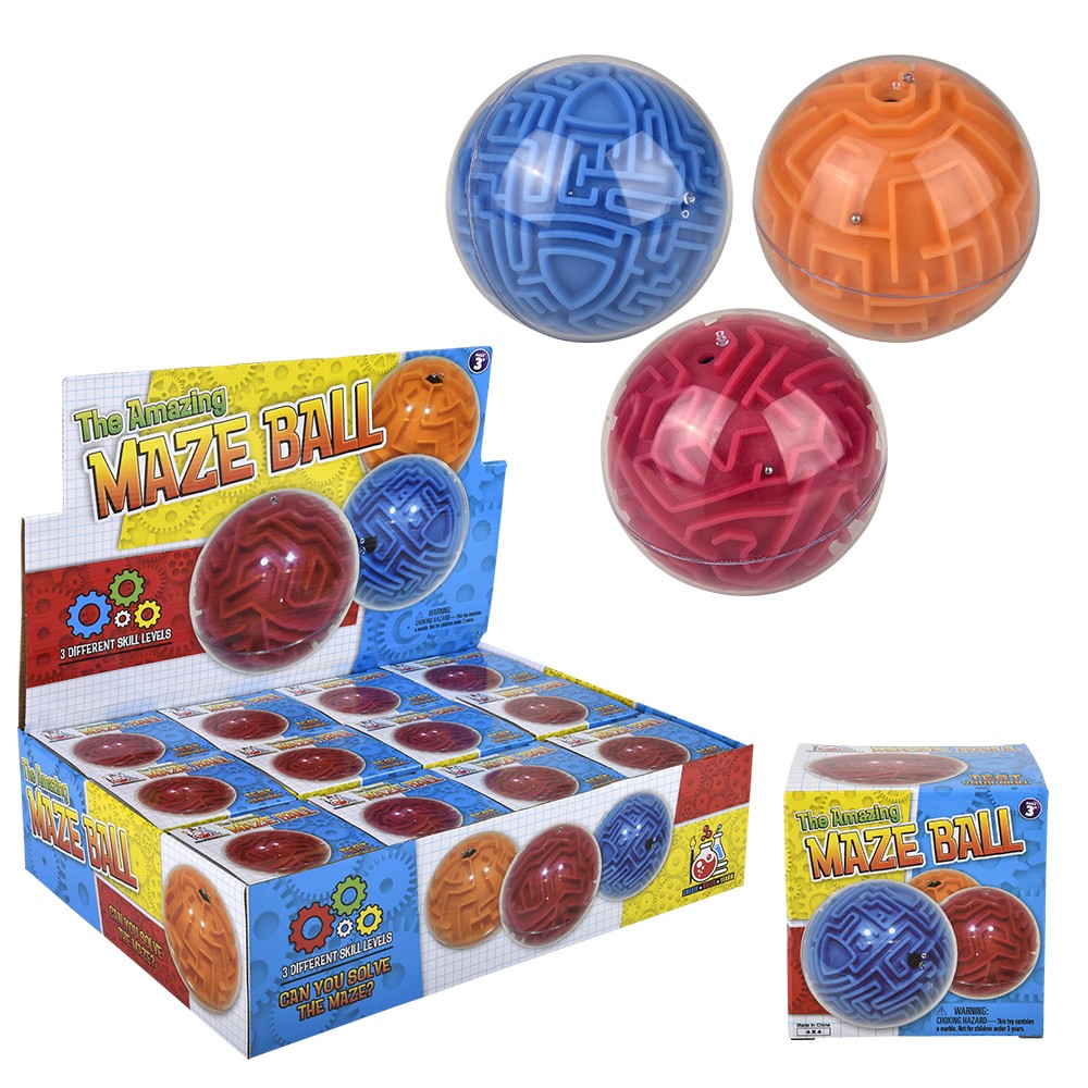 Maze Ball Assorted (12 PC Display)