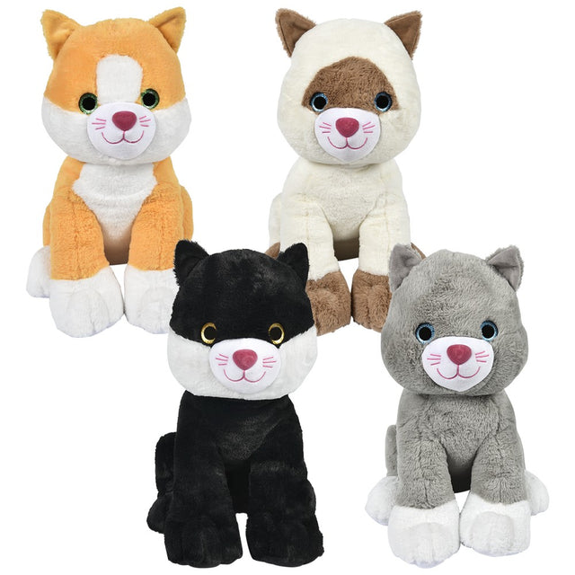 Cat Plush 18in Assorted