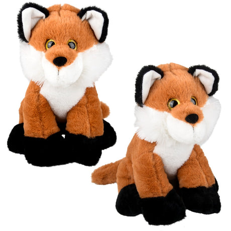 Fox Plush Sitting Fox 11in