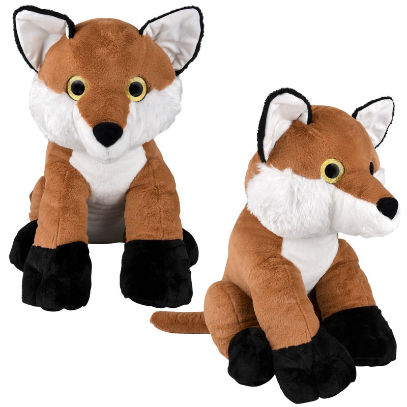 Fox Plush Sitting Fox 26.5in