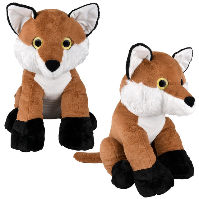 Fox Plush Sitting Fox 26.5in