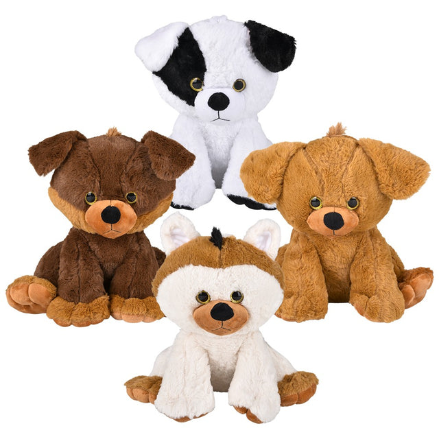 Plush Puppy Dog 13in Assorted