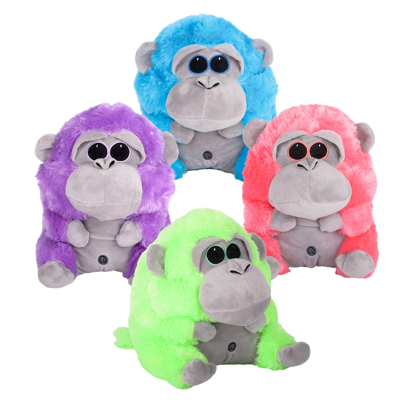 Neon Funky Monkeys Plush 10in Assorted