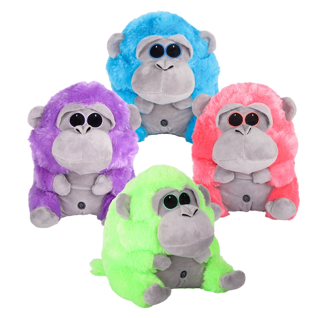 Neon Funky Monkeys Plush 10in Assorted