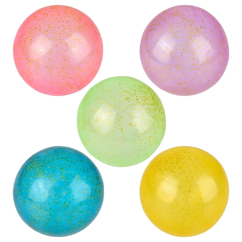 Glitter Pearlized Ball 5" Assortment (1 DZ)