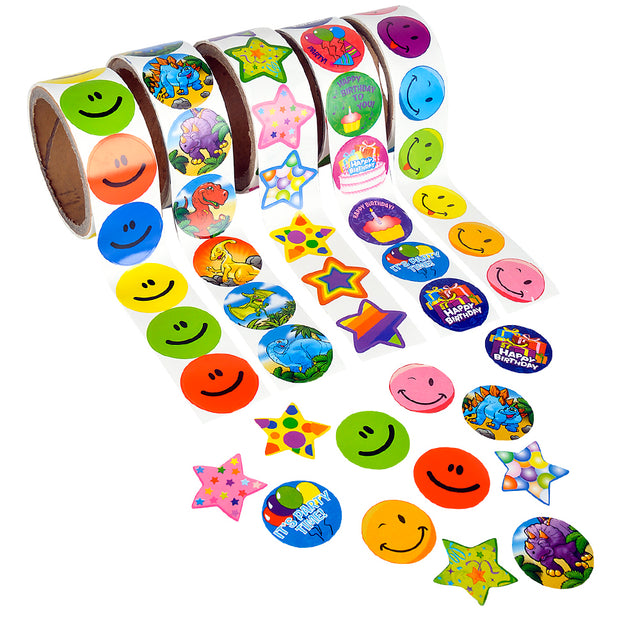 Sticker Roll Assortment (10 Rolls)