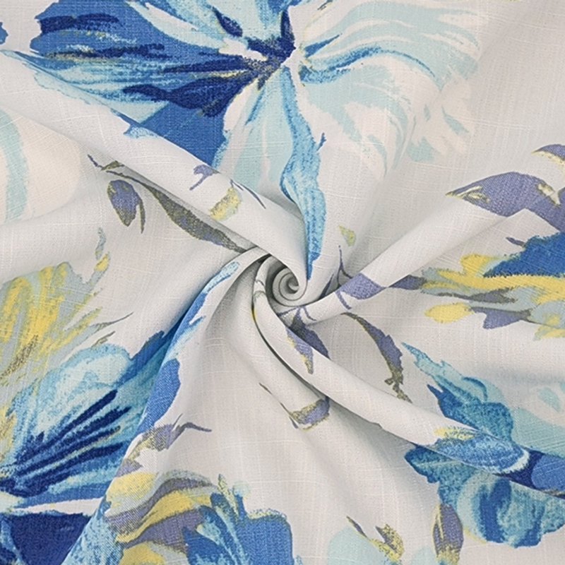 1 Yard Sky Gray Rayon Slub Fabric for Lightweight Apparel Sewing Crafts DIY Clothing Width 55/56"