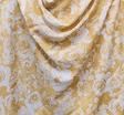 Rayon Slub 1D1254 100 Percent Rayon Fabric - Pale Yellow, Slub Texture, 58/60" Width