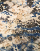 Vintage Look Tie Dye Print Polyester Rayon Spandex Sweater Knit Fabric - Burgundy, Blue, Olive, 58-60" Width
