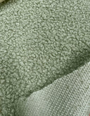 Heavy Polyester Mechanical Stretch Soft Faux Sherpa Fleece Fabric - Sage, Black, Green, Fuchsia, Beige, 59-61" Wide