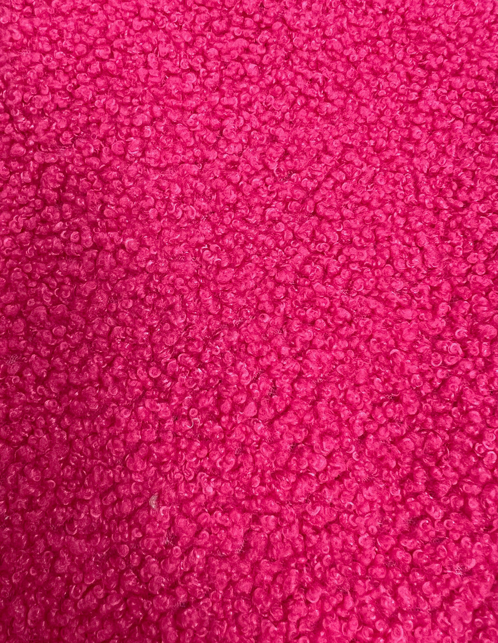 Heavy Polyester Mechanical Stretch Soft Faux Sherpa Fleece Fabric - Sage, Black, Green, Fuchsia, Beige, 59-61" Wide