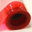 Red 12 Gauge Tinted Plastic Vinyl Fabric,