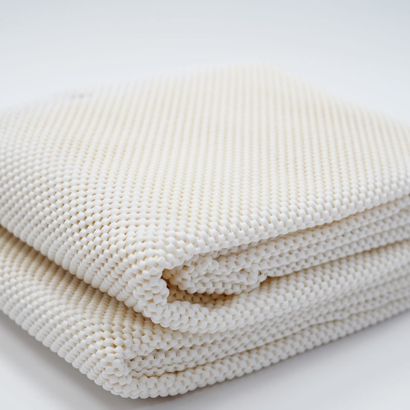 Rug Pad Polymer-Coated Polyester Fabric - Indoor Area Rug Grip, Hard Floor Protection, Naturally Antimicrobial (1 Unit)