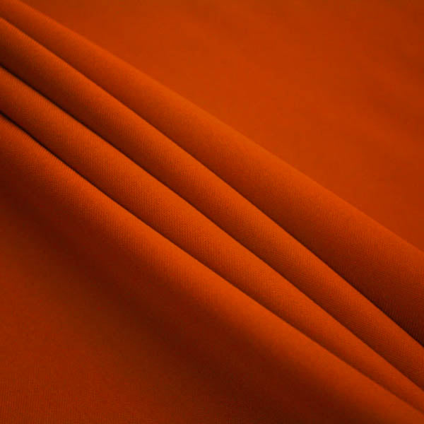 Rust Polyester Poplin (60″) Fabric,