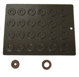 Flexible Chocolate Mold: 3 Different Rings, 8 of Each