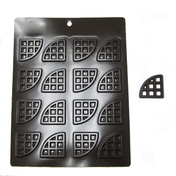 Flexible Chocolate Mold Pie Slice, 16 Cavities