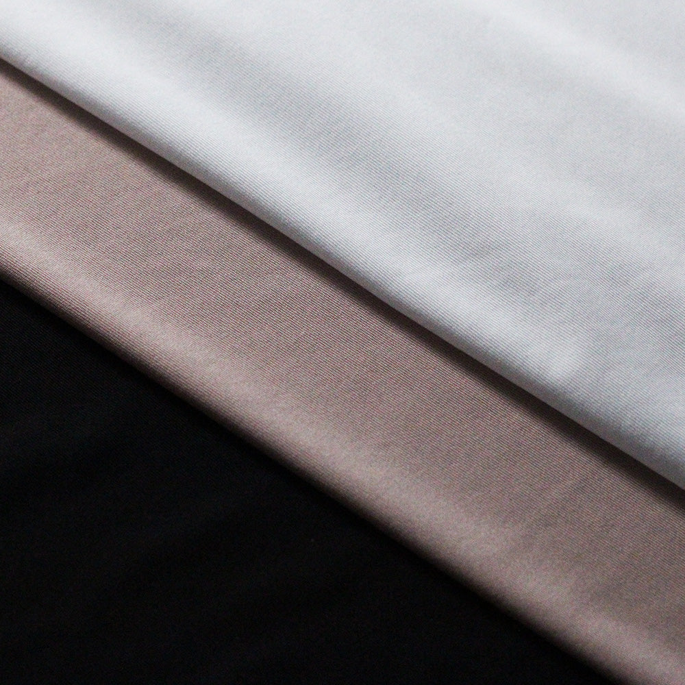Radiance Polyester Spandex Fabric - Black Solid, 58" Width (1 Yard)