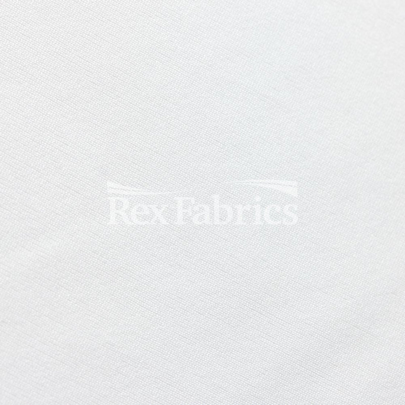 Radiance PFP Polyester Spandex Fabric - White Solid, 58/60" Width (1 Yard)