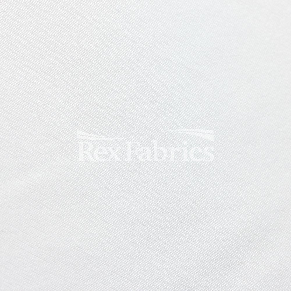 Radiance PFP Polyester Spandex Fabric - White Solid, 58/60" Width (1 Yard)