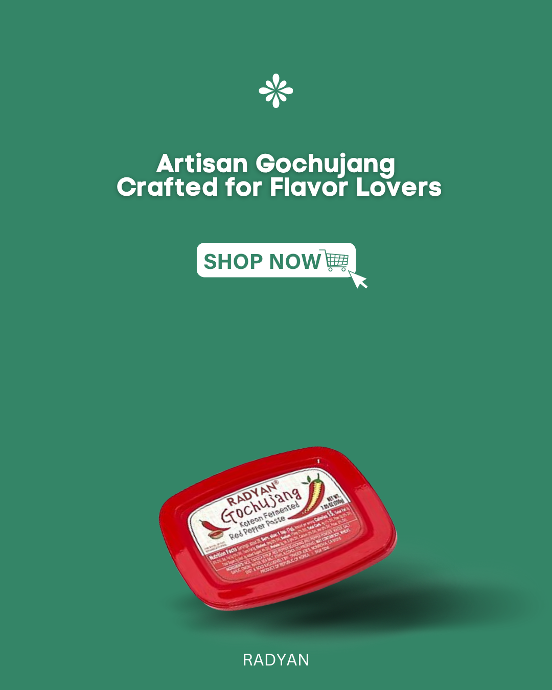 Radyan Artisan Gochujang – Crafted for Flavor Lovers