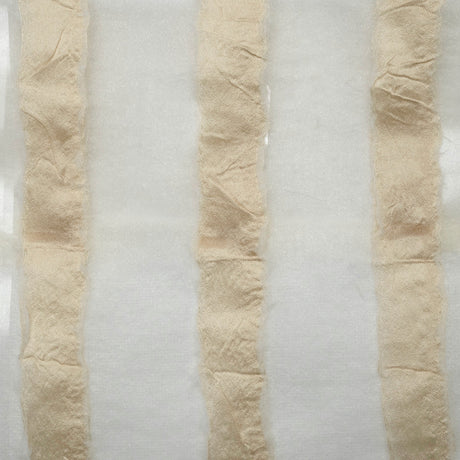 Organza Drapery Fabric 110" Striped Window Curtain