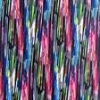 Swim Knit Rainbow Static Poly Spandex Fabric