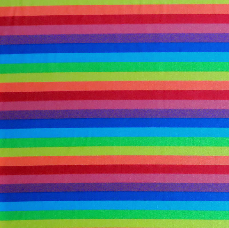 Swim Knit Rainbow Stripe Nylon Spandex