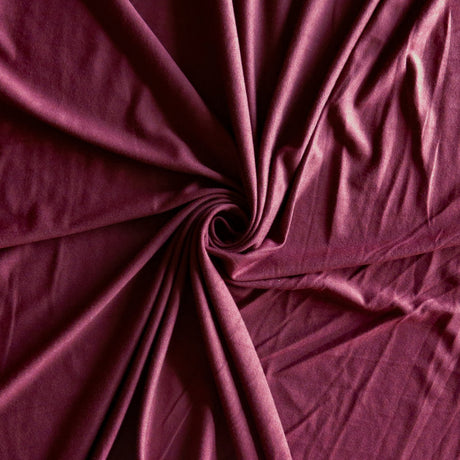 Bamboo Spandex Jersey Knit Fabric Raisin Torte