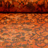 Foil Printed Spandex Rattlesnake