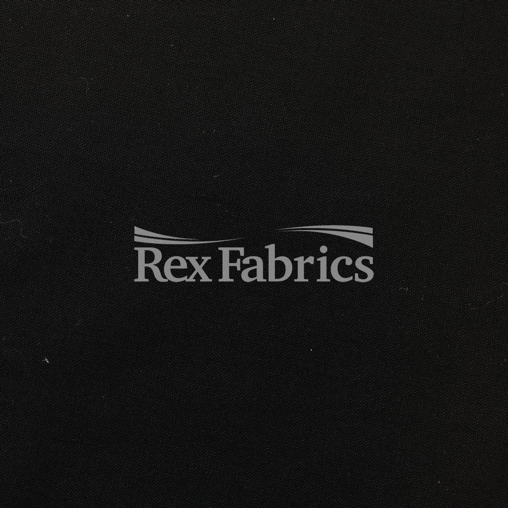 Rayon Challis 100% Rayon Fabric - Black, 54" Width, 80 GSM (1 Yard)