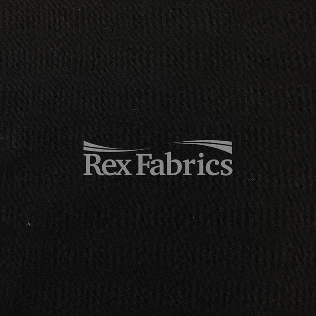 Rayon Challis 100% Rayon Fabric - Black, 54" Width, 80 GSM (1 Yard)