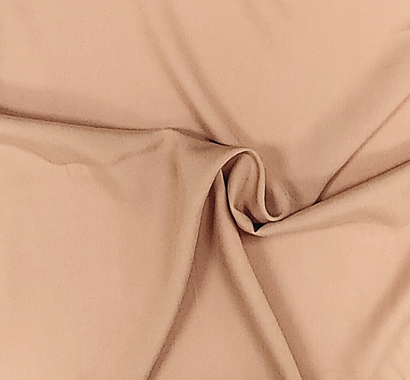 Rayon Challis Rayon Fabric - Mocha, 53/54" Width