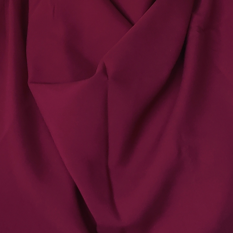 1 Yard Wine Rayon Challis Soft Lightweight Fabric for Dresses, Skirts 53/54” Wide