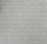 Rayon Dobby Pin Stripe 1D1034 Rayon Fabric - Gray/Ivory Pin Stripe, 57/58" Width (1 Yard)