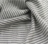 1 Yard Gray Ivory Rayon Pinstripe Fabric For Shirts, Dresses, Blouses Lightweight 57/58" Wide