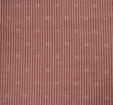 1 Yard Mauve Rayon Dobby Pin Stripe Fabric 57/58" Wide Lightweight Apparel Material