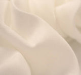 1 Yard White Rayon Challis Fabric Soft Lightweight 100% Rayon, 56/57" Wide for Apparel & Costume