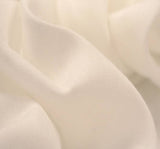 Rayon Challis PFP White Rayon Fabric - White, 56/57" Width (1 Yard)