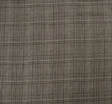 1 Yard Taupe Black Plaid Rayon Fabric, Yarn Dyed, 50/51" Wide, Lightweight Apparel Textile
