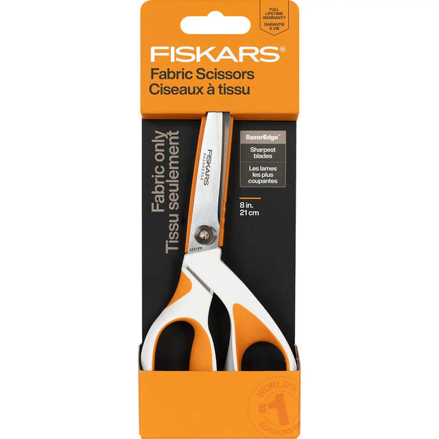 Fabric Scissors 8in Razor Edge Sofgrip