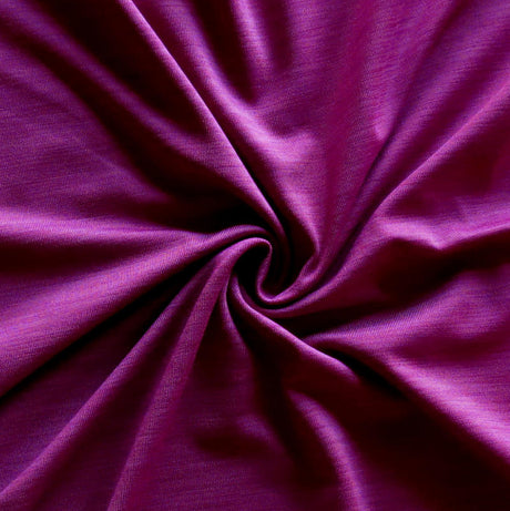 Poly Spandex Jersey Knit Fabric Razzberry Dry Flex Marl