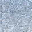 Poly Lycra Knit Fabric Reaction Blue Corners