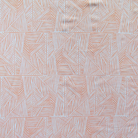 Poly Lycra Knit Fabric Reaction Peach Pie 31 Remnant